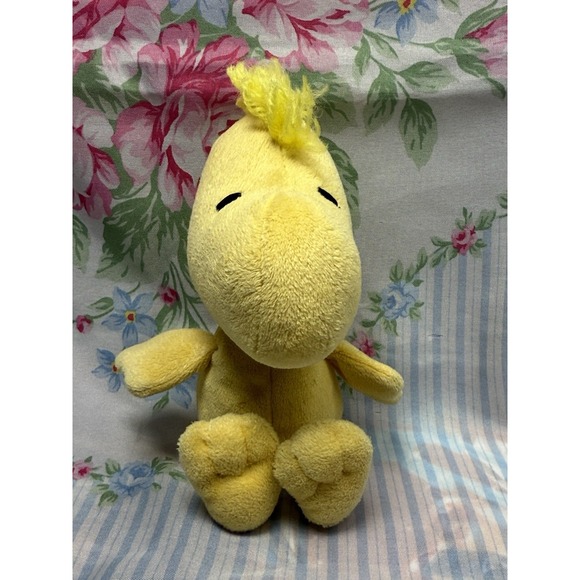Ty Other - TY Woodstock Peanuts Plush 7" Yellow Snoopy Friend Stuffed Animal VTG Cute